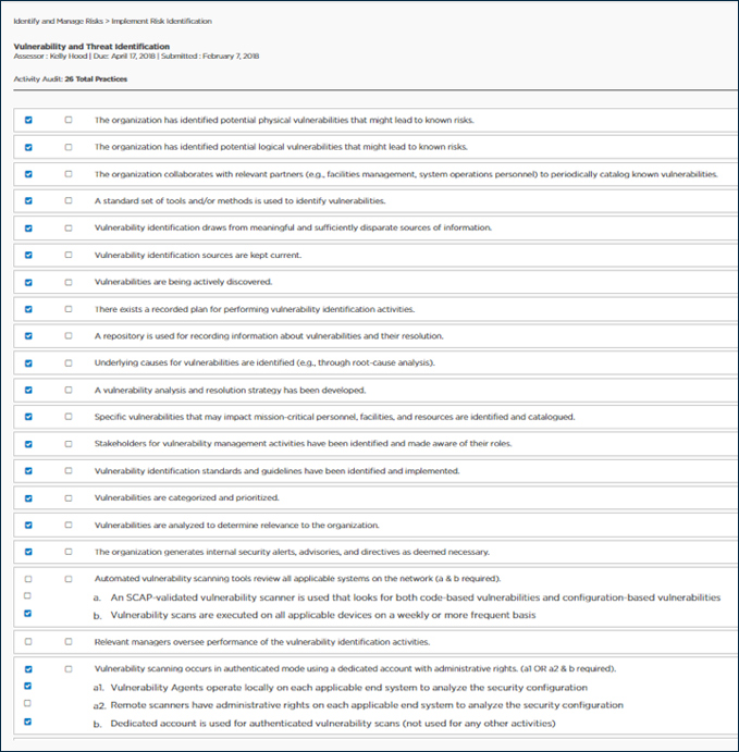 Complete Your Activity-Based Cybermaturity Assessment